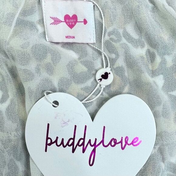 Buddy Love Becca Babydoll Dress Animal Print Allycat NEW - Picture 7 of 13